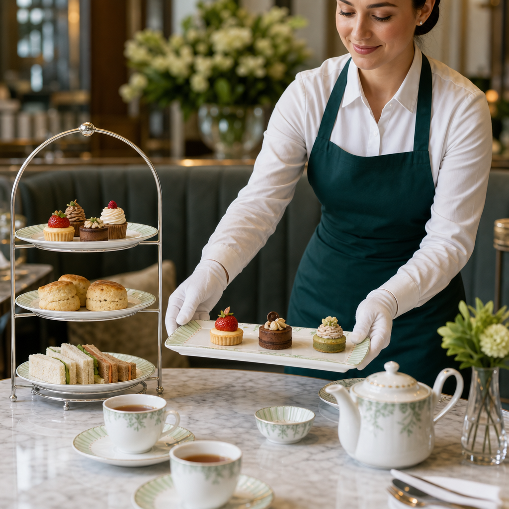 Hand-Painted Rectangular Trays 340x150mm Ceramic for Afternoon Tea (Pack of 12)