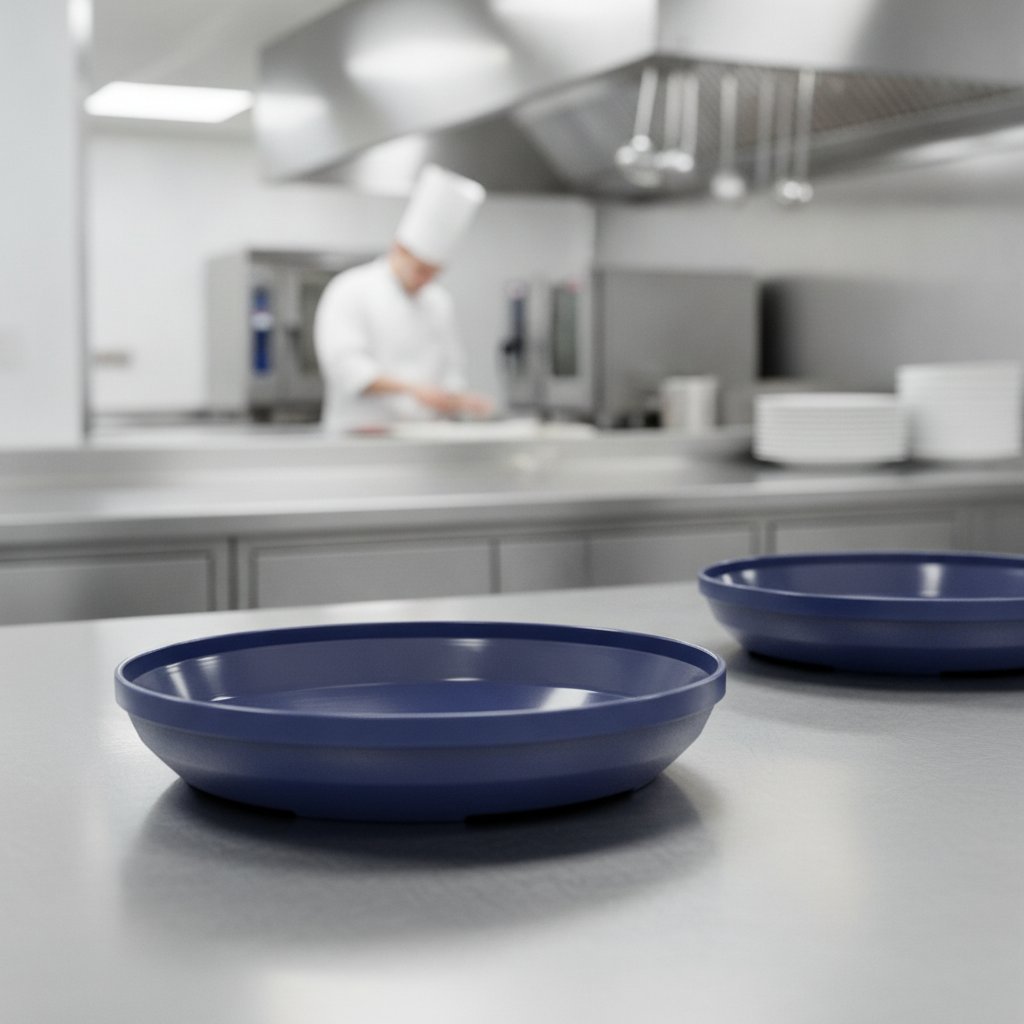 Polypropylene Insulated Meal Delivery Tray Top for Healthcare