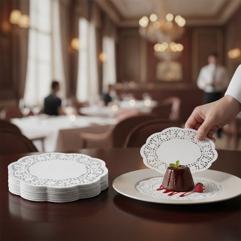 Paper Round Doilies 100mm for Elegant Food Presentation (Pack of 250)