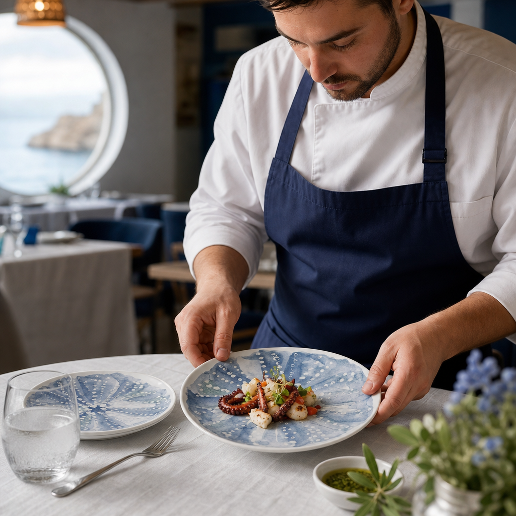 Maritime Coupe Plates 170mm Porcelain for Stylish Table Service (Pack of 12)
