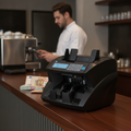 Plastic Banknote Counter with 350 Note Hopper Capacity for Efficient Counting
