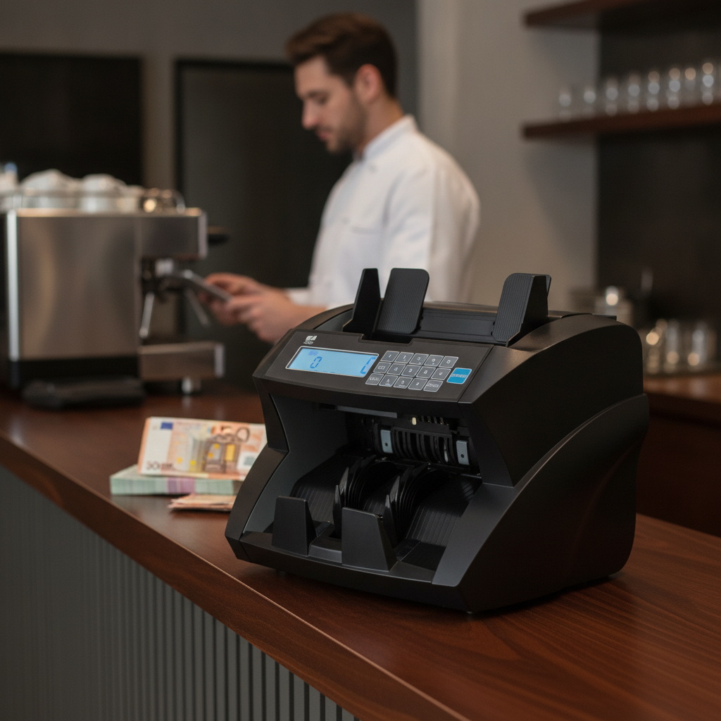 Plastic Banknote Counter with 350 Note Hopper Capacity for Efficient Counting