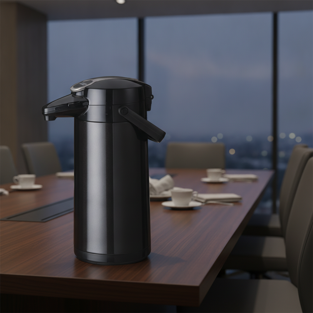 Stainless Steel Airpot 2.2L for Hotels & Board Rooms