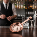 Stainless Steel Julep Strainer 160mm for Cocktail Mixing