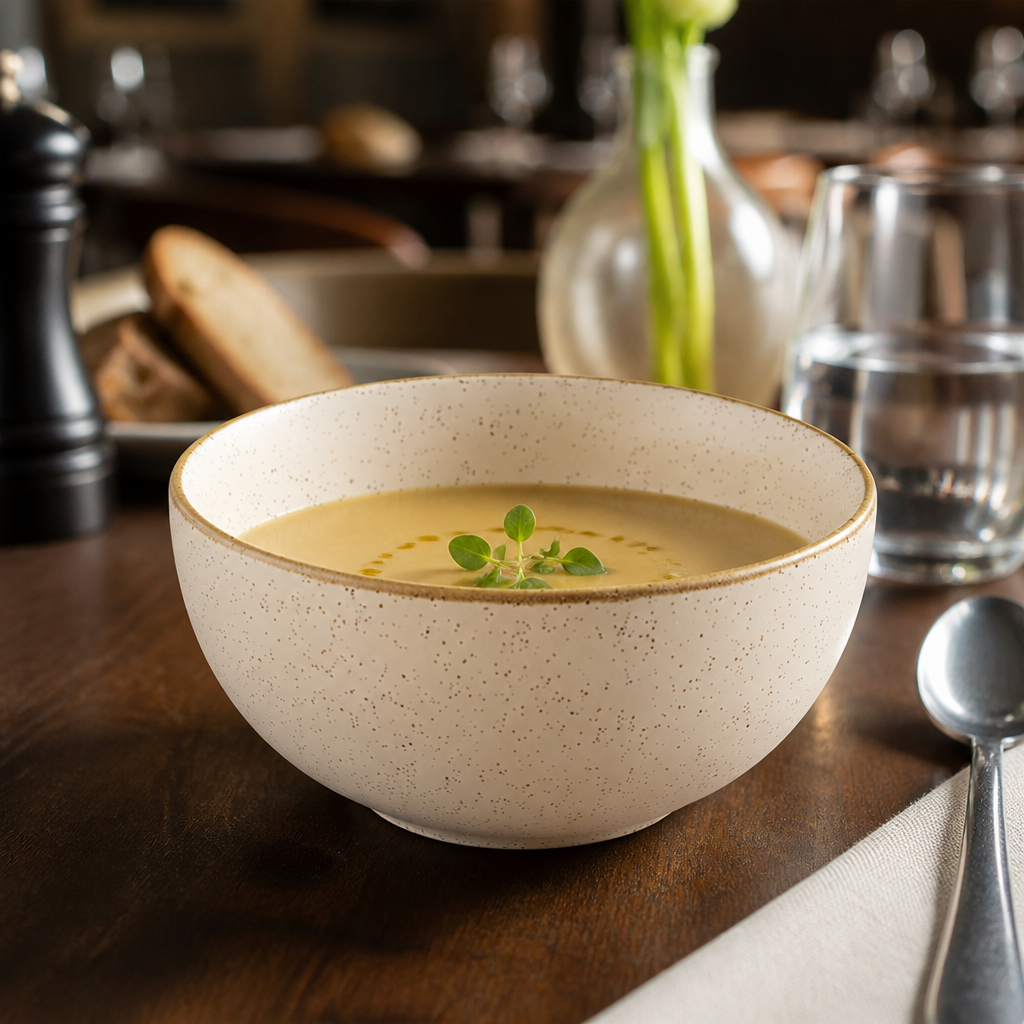 Stonecast Nutmeg Cream Soup Bowls 470ml for Hospitality Use