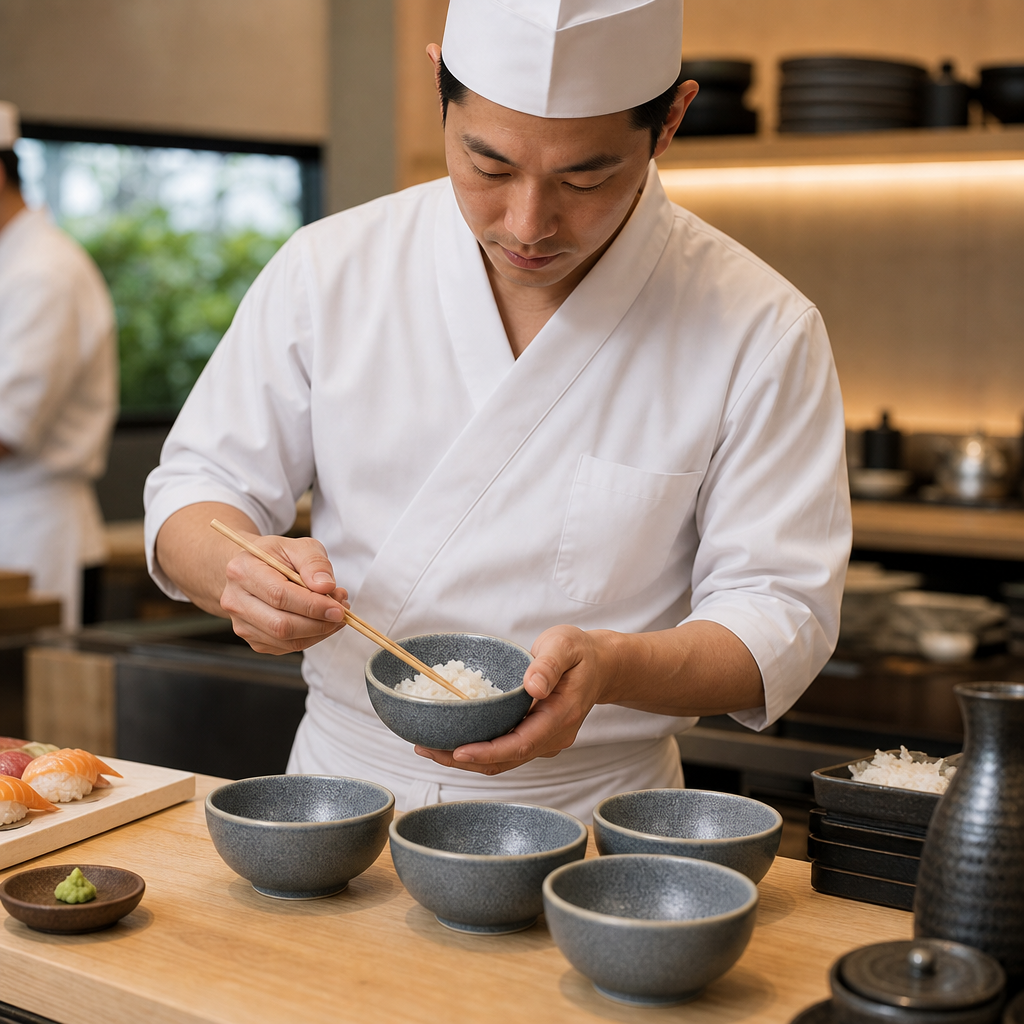 Rice Bowls 105mm Vitrified Stoneware for Professional Kitchens (Pack of 6)