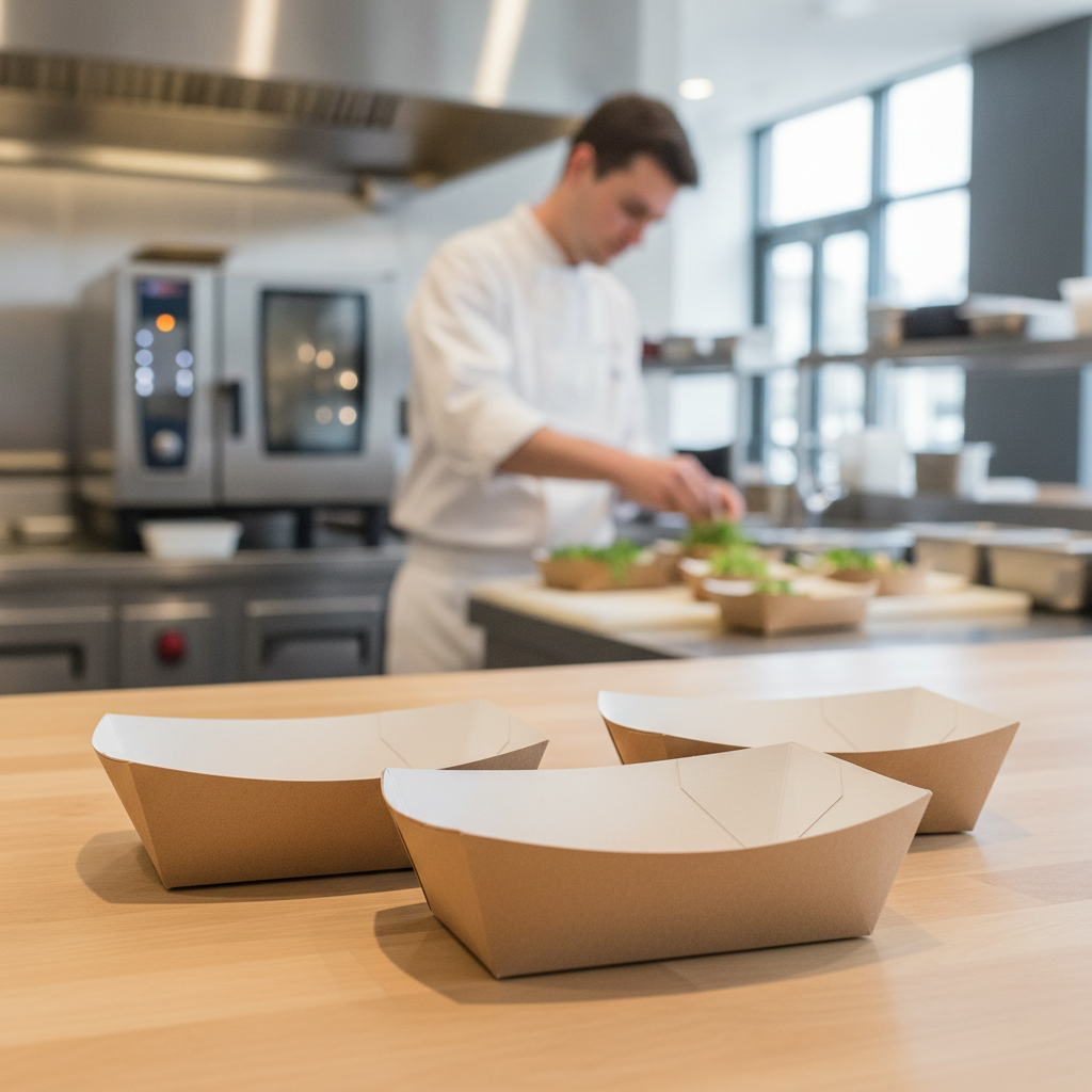 Compostable Kraft Food Trays for Event Catering (Pack of 500)