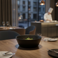 Melamine Black Bowl 155mm for Stylish Dining