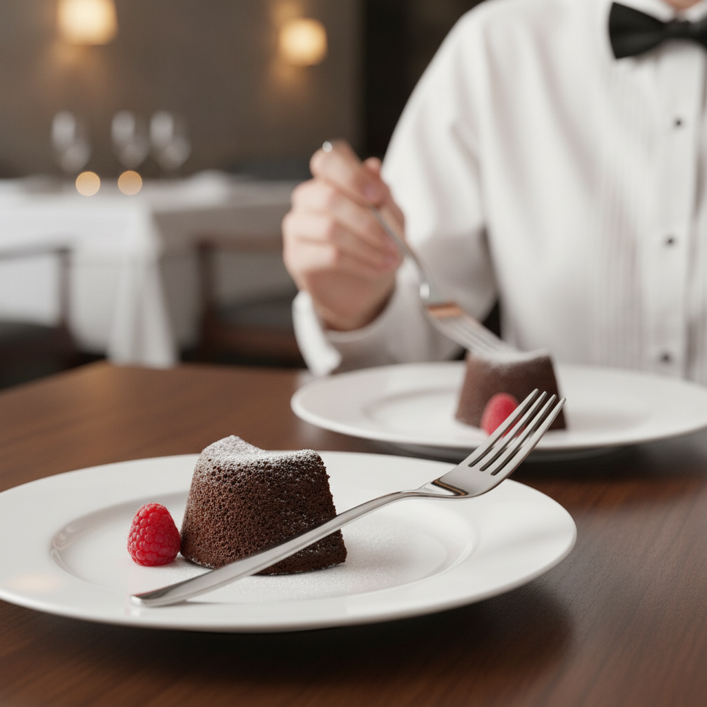 18/10 Stainless Steel Dessert Forks for Elegant Dining (Pack of 12)