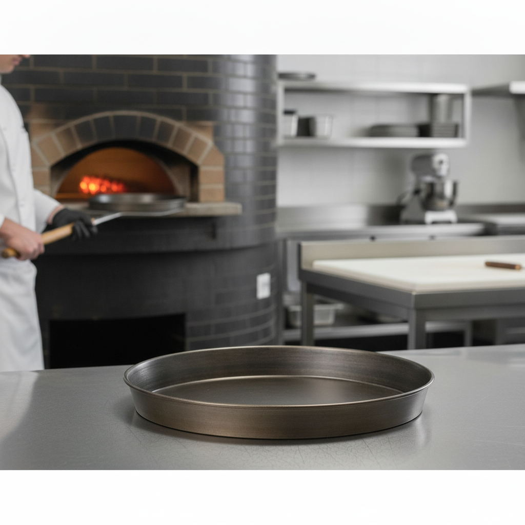 Iron Pizza Pan 10in for Deck and Conveyor Ovens