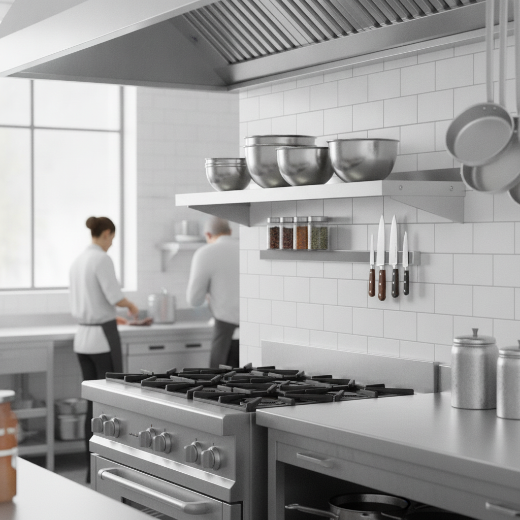 Stainless Steel Kitchen Shelf 900mm for Extra Storage