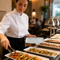 Rectangle Plates 241x110mm White Melamine for Buffet Presentations (Pack of 12)