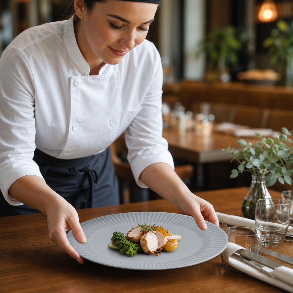 Dinner Plates 250mm Glass for Casual Dining (Pack of 24)