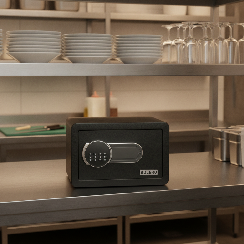 Steel Hotel Room Safe 200x310x200mm for Secure Storage