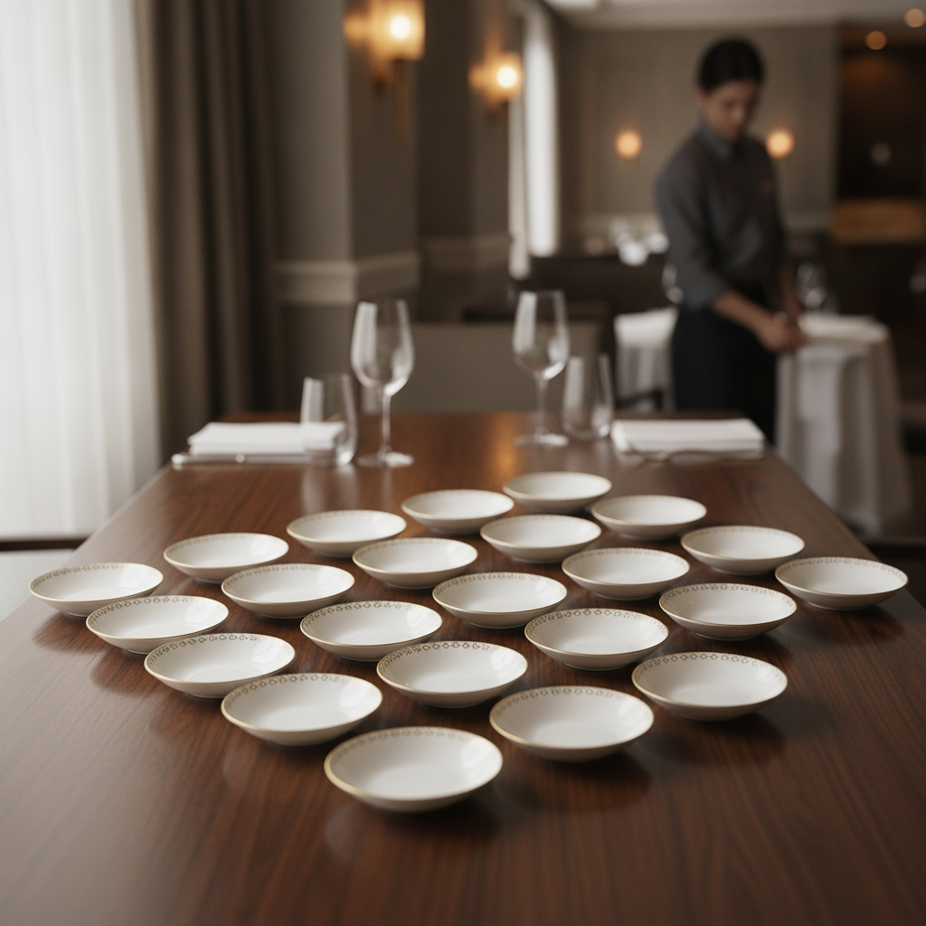Bone China White Butter Dishes 80mm for Upscale Dining (Pack of 24)