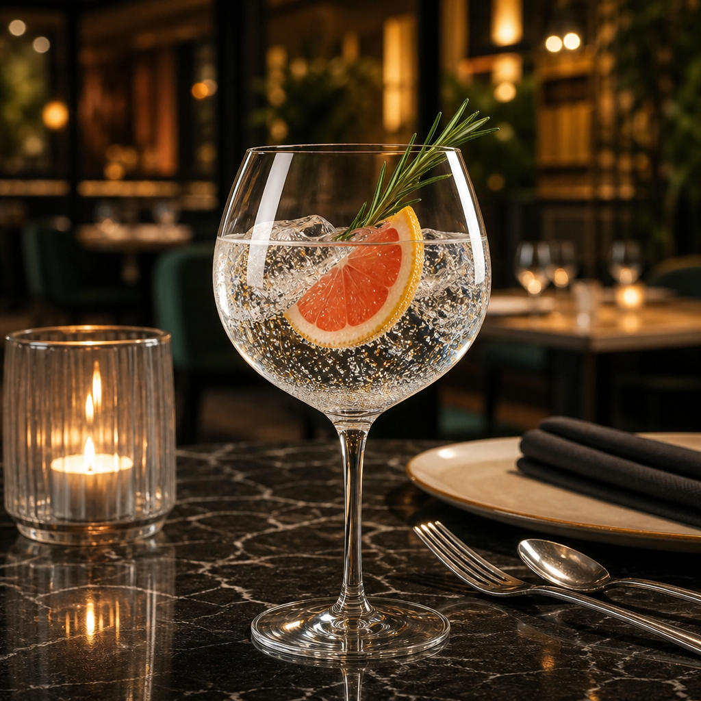 Lead-Free Crystal Gin & Tonic Glasses 590ml for Bars & Restaurants (Pack of 24)
