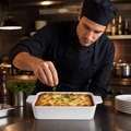 Porcelain Lasagne Dish 480ml for Commercial Kitchens (Pack of 4)