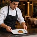 Rounded Rectangular Plates 230mm Porcelain for Casual Dining (Pack of 12)