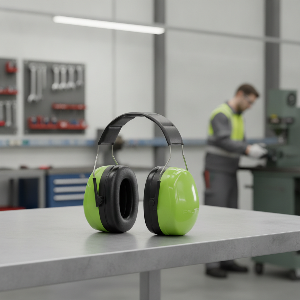 Polyurethane Hi-Vis Ear Defenders SNR31 for Industrial Use