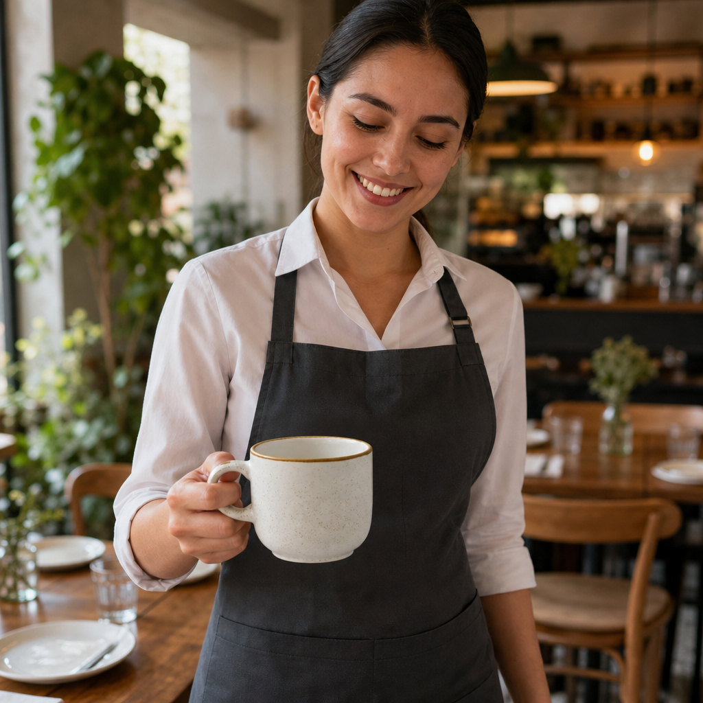 Mugs 340ml Ceramic for Hospitality Use (Pack of 12)