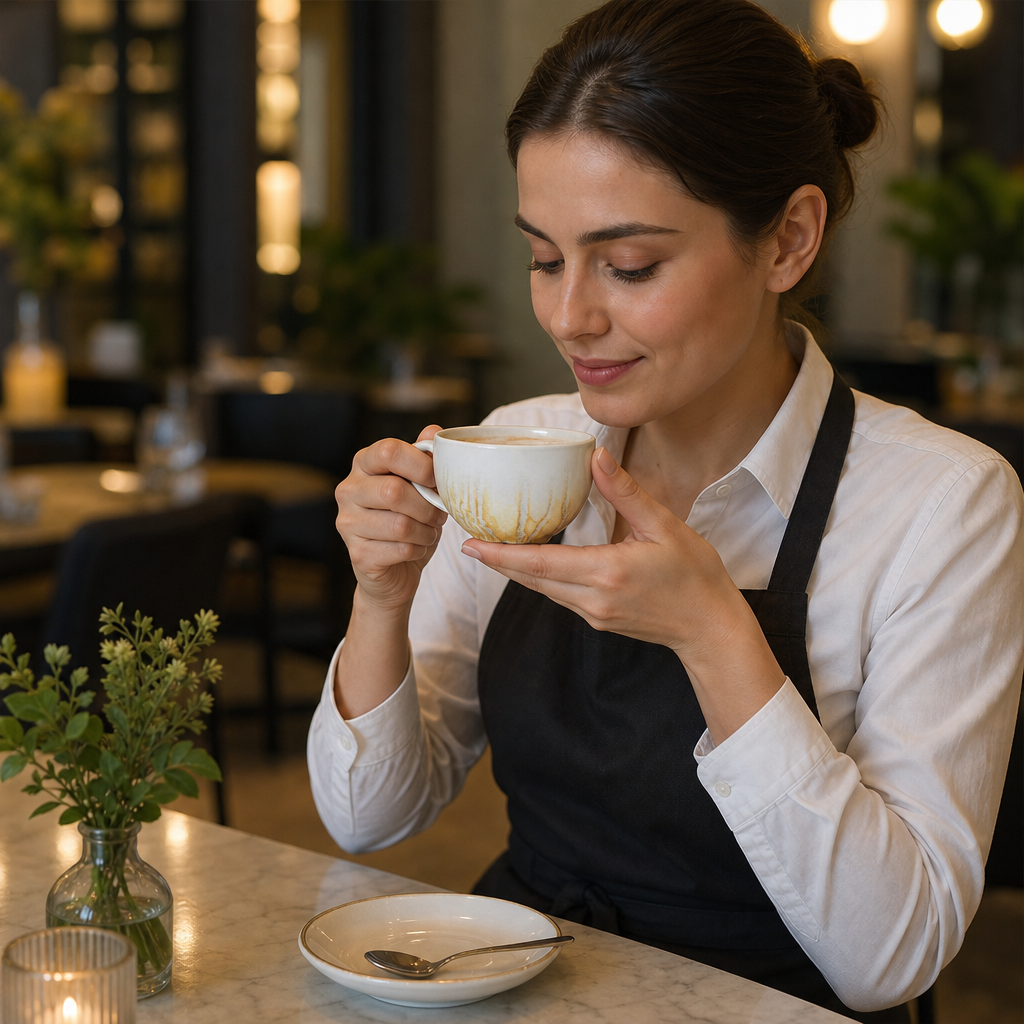 Super Vitrified Ceramic Cappuccino Cups 236ml for Modern Hospitality (Pack of 12)