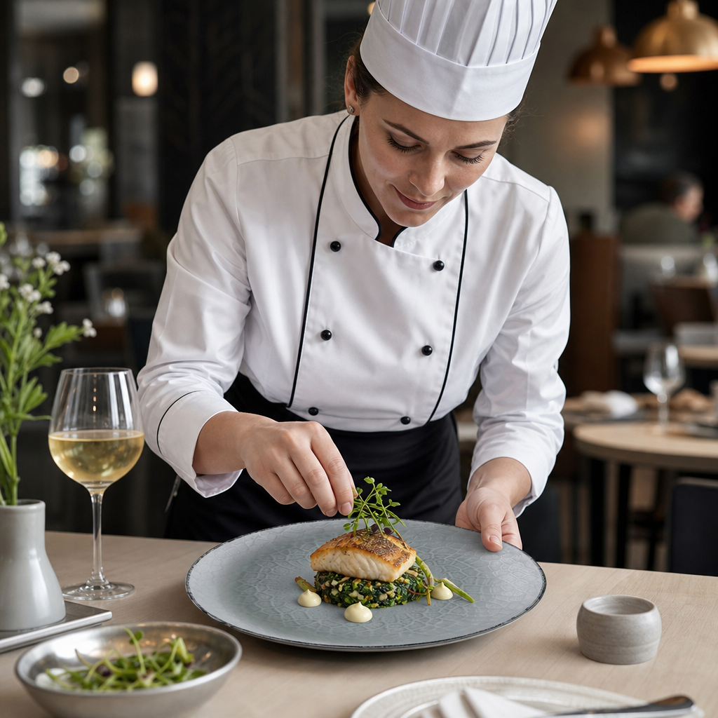 Organic Plates 225mm Glass for Hospitality Use (Pack of 6)