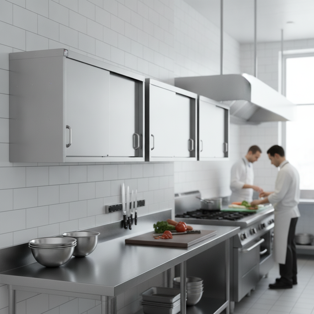 Stainless Steel Wall Cupboard 900mm for Commercial Kitchens
