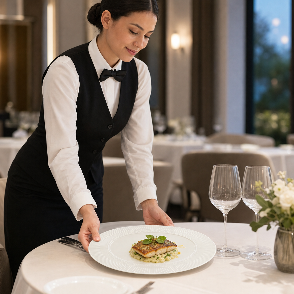 Rimmed Plates 310mm Fine China for Elegant Dining (Pack of 6)