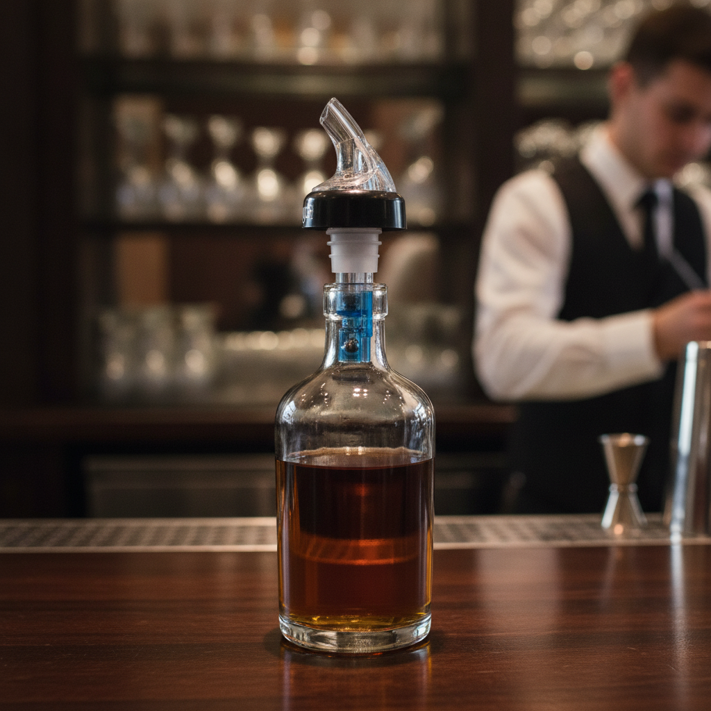 Plastic Measured Spirit Pourer 25ml for Bars & Pubs