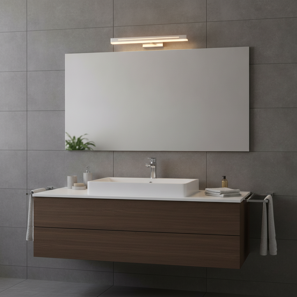 Aluminium Wall Light 600mm for Modern Bathrooms