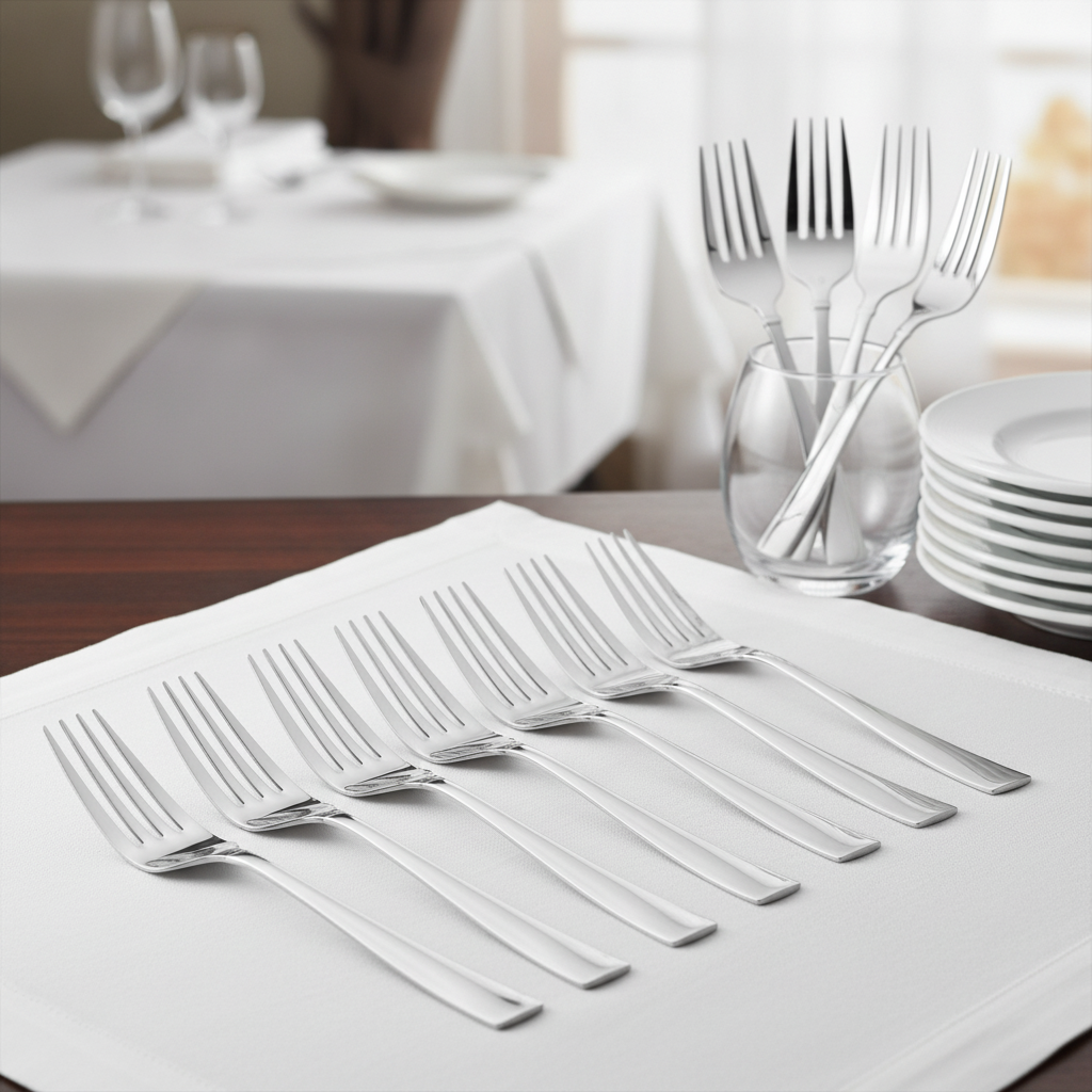 18/10 Stainless Steel Table Forks for Restaurants & Catering (Pack of 12)