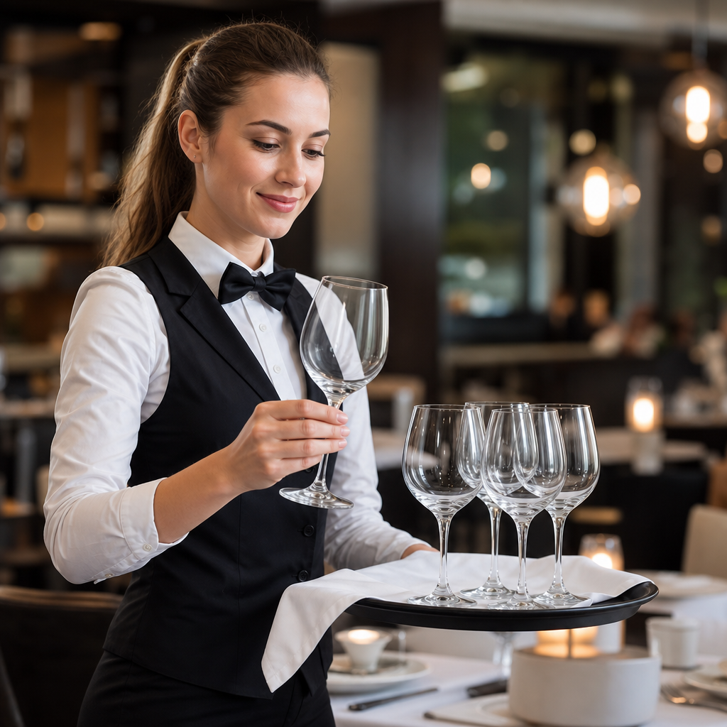 Clear Glass Wine Goblets 400ml for Restaurants & Bars (Pack of 12)