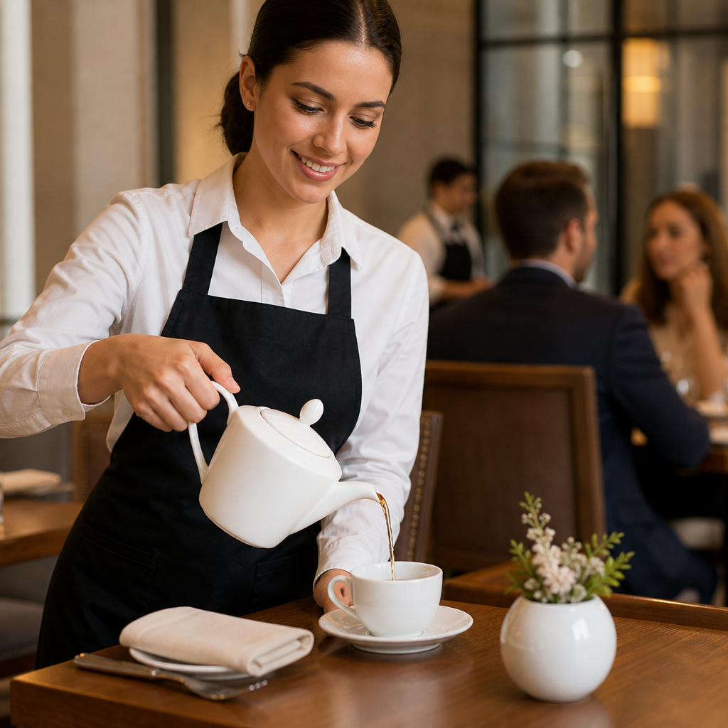 Alumina Vitrified Ceramic Teapots 852ml for Cafés & Restaurants (Pack of 6)