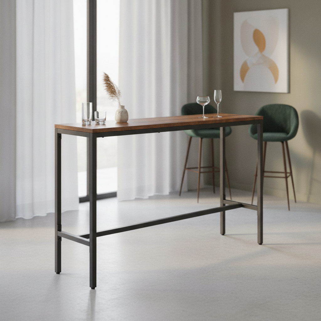 Melamine Bar Height Coffee Table 1600mm for Hospitality Spaces