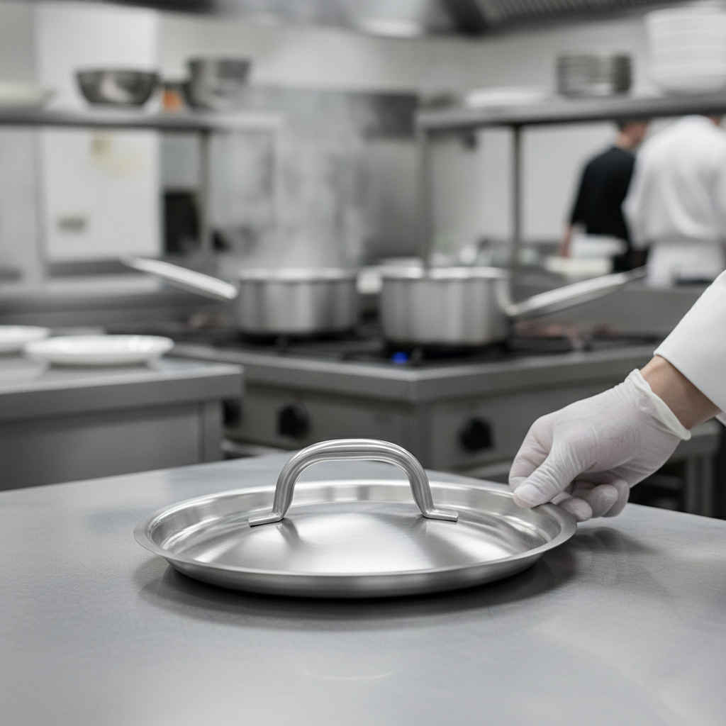 Stainless Steel Pan Lid 36cm for Efficient Cooking
