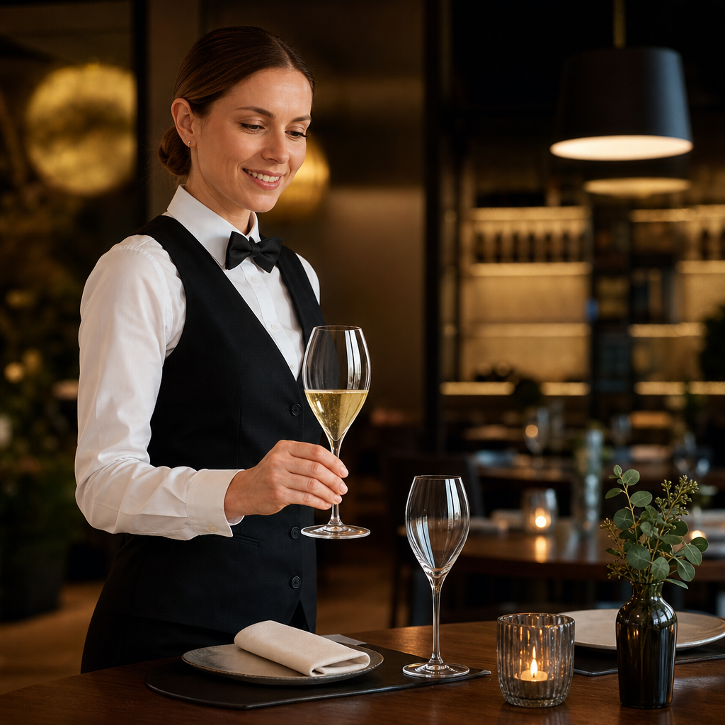 Glass Wine Glasses 340ml for Contemporary Venues (Pack of 24)