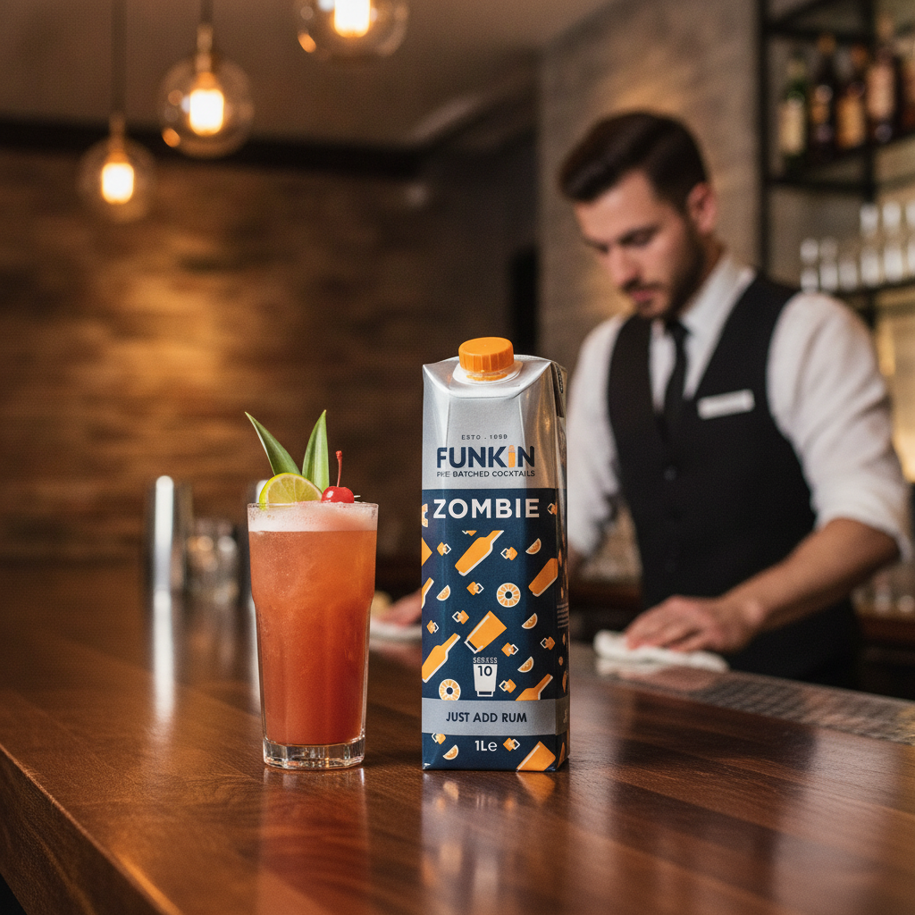 Fruit Cocktail Mixer with Pineapple & Citrus 1L for Bars & Pubs