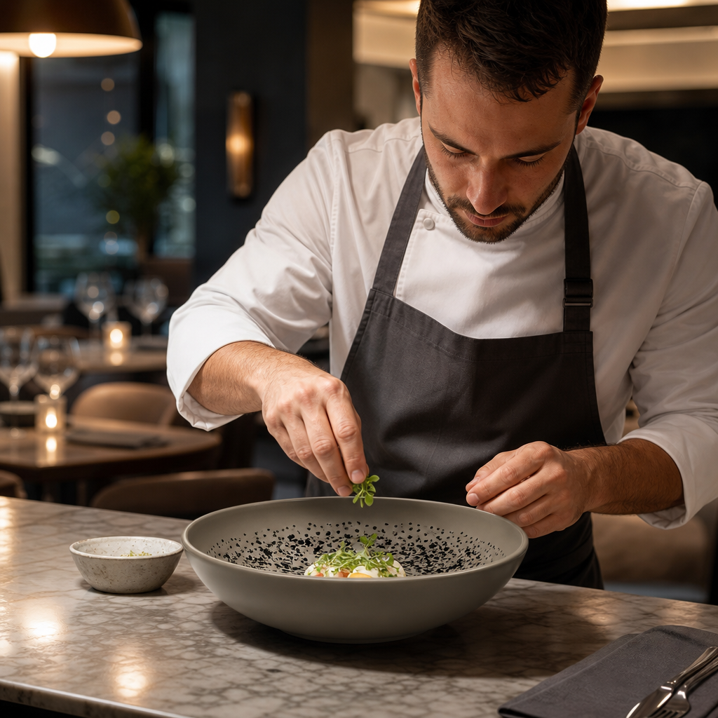 Caldera Bowls in Flint Grey for Fine Dining & Casual Settings