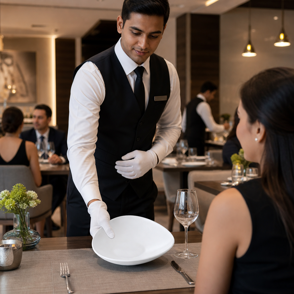 Bowls 150mm White Vitrified Ceramic for Elegant Dining (Pack of 12)