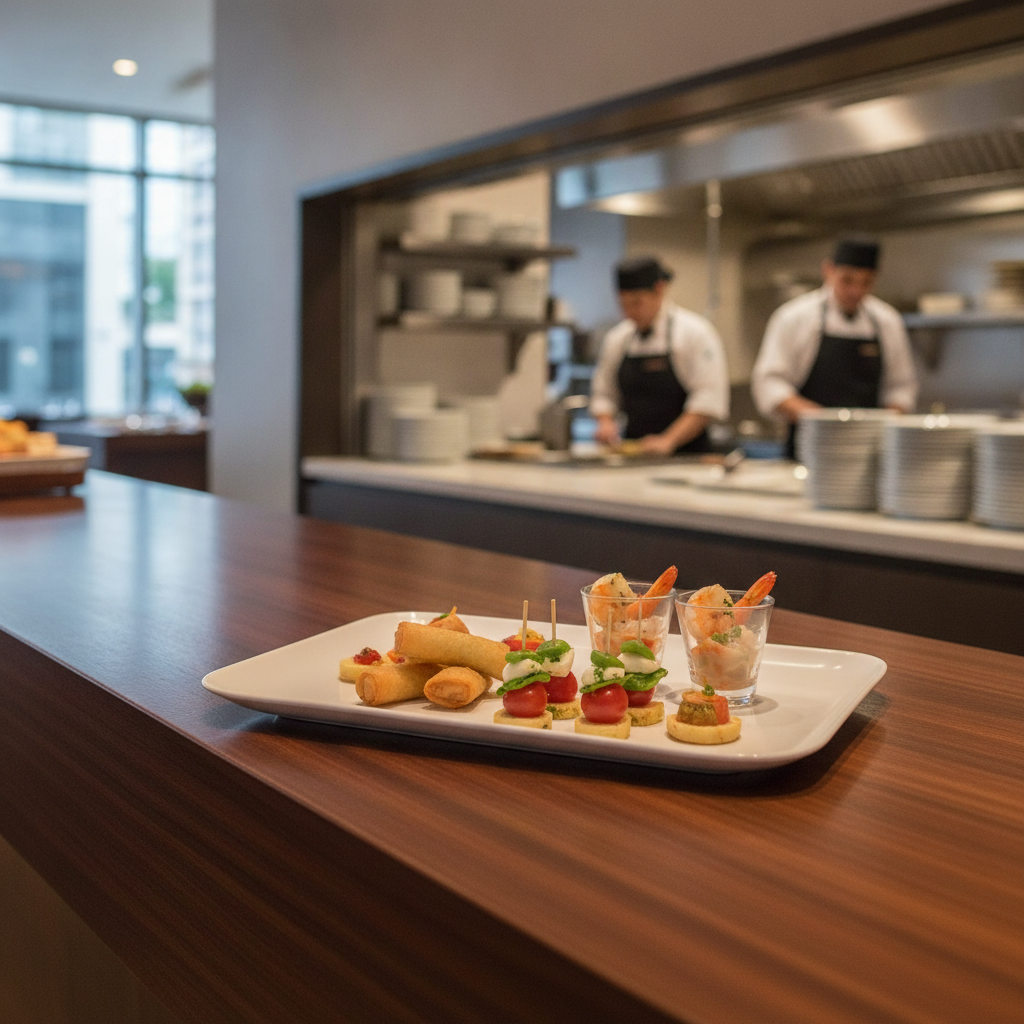 Melamine Rectangular Tray White 240-330mm for Buffets