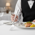 18/10 Stainless Steel Fish Forks for Elegant Dining (Pack of 12)