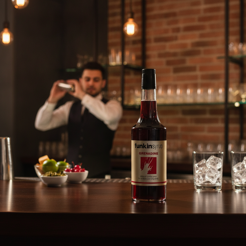 Natural Fruit Grenadine Syrup 700ml for Cocktails