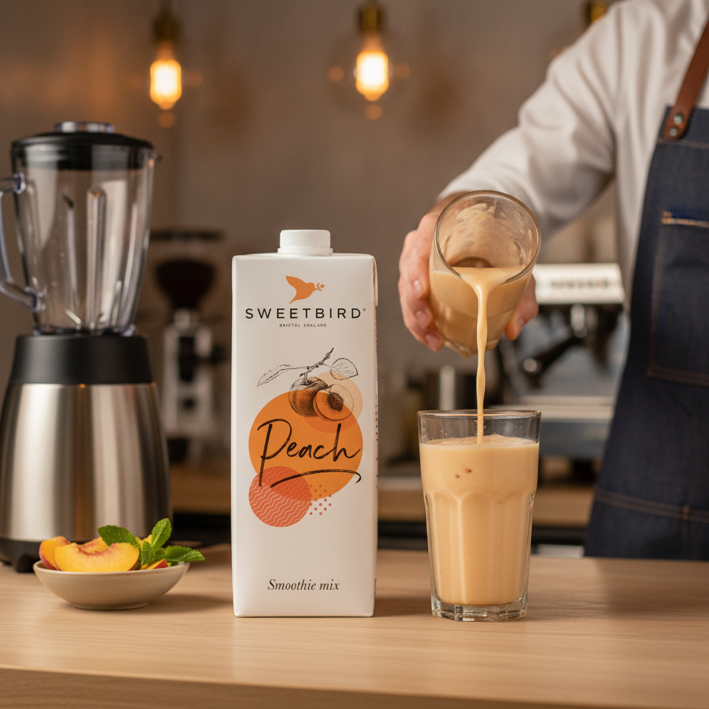 Peach Smoothie 1L for Refreshing Beverages