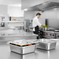 304 Stainless Steel Gastronorm Tray Lid for Commercial Catering