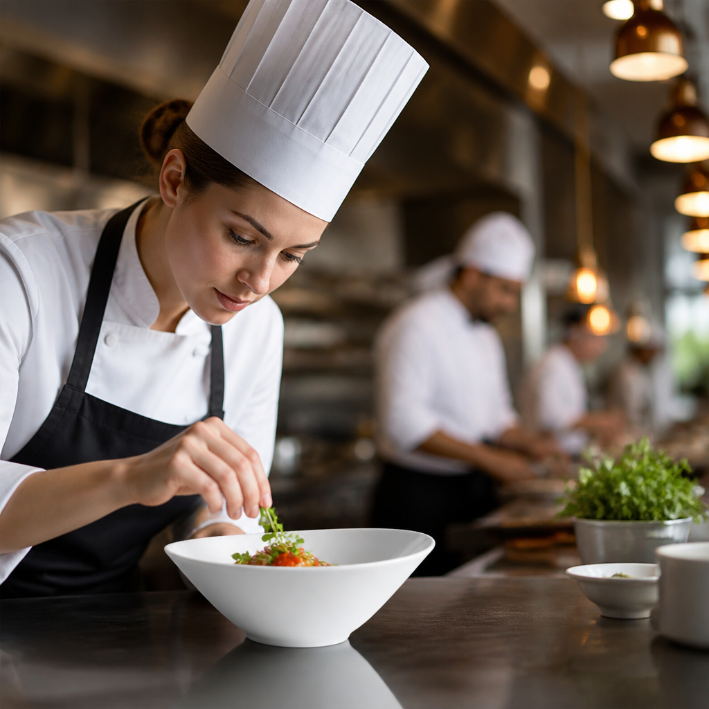 Bowl 145mm White Porcelain for Catering Use (Pack of 12)