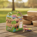 Recycled Paper Kids Kraft Meal Boxes 35g for Entertaining Children (Pack of 200)