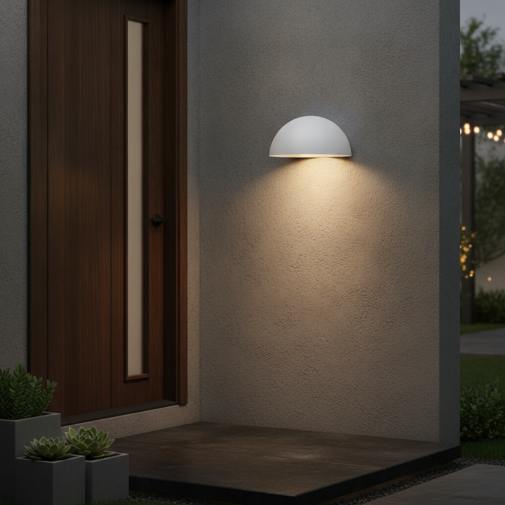Metal Outdoor Wall Light for Front Doors & Gardens
