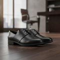Leather Madison Dress Shoes Black for Professional Use