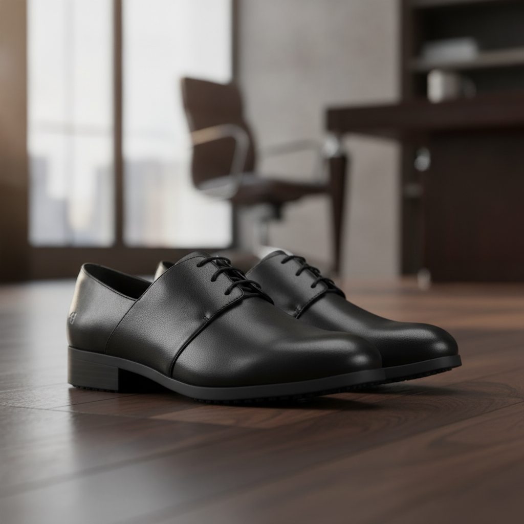 Leather Madison Dress Shoes Black for Professional Use