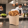 Compostable Paperboard Chip Cartons Large for Takeaway Service (Pack of 1000)